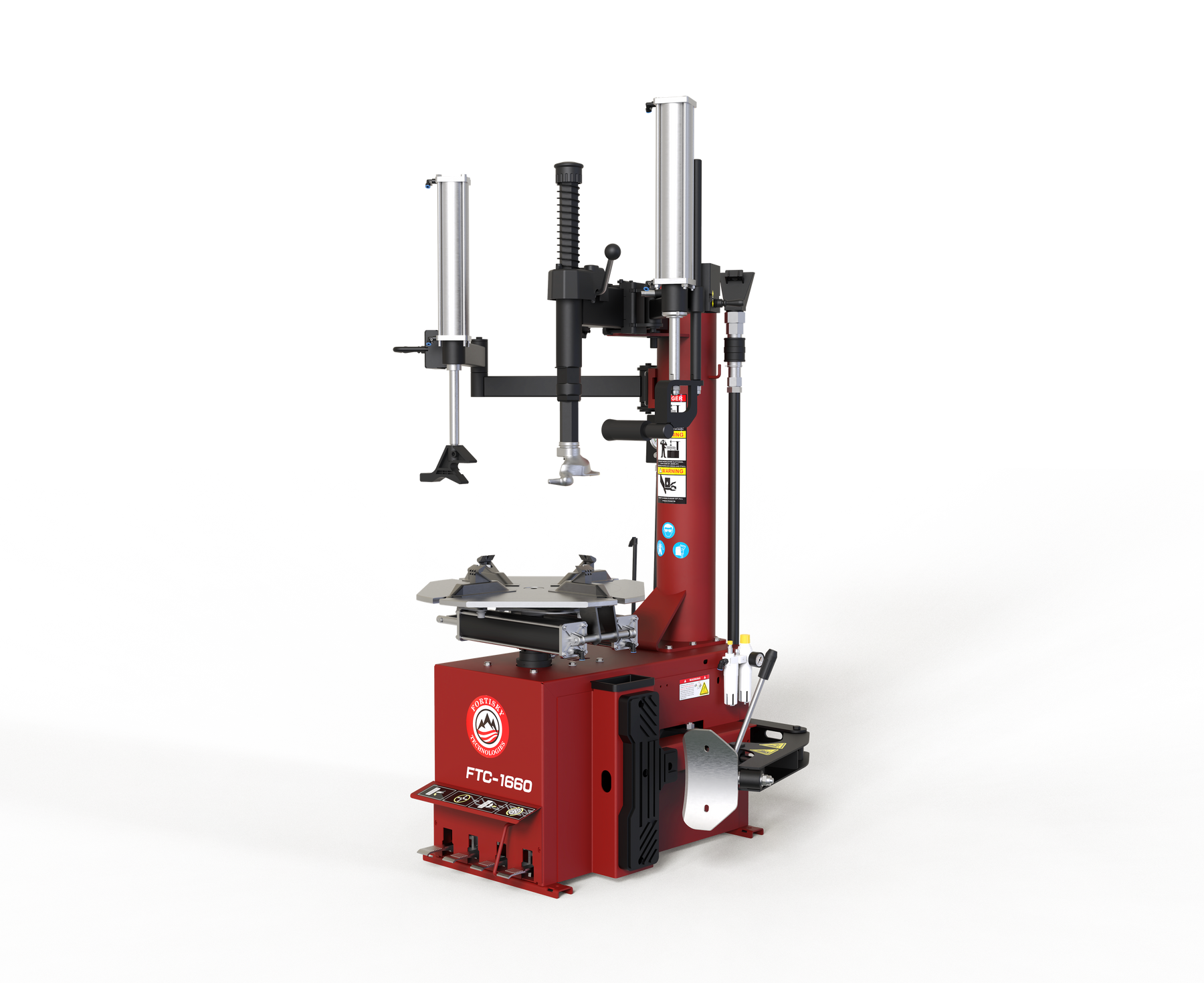 Fortisky Dual Assist Arm Tire Changer 2.0HP Stronger Motor w/Bead Blaster FTC-1660