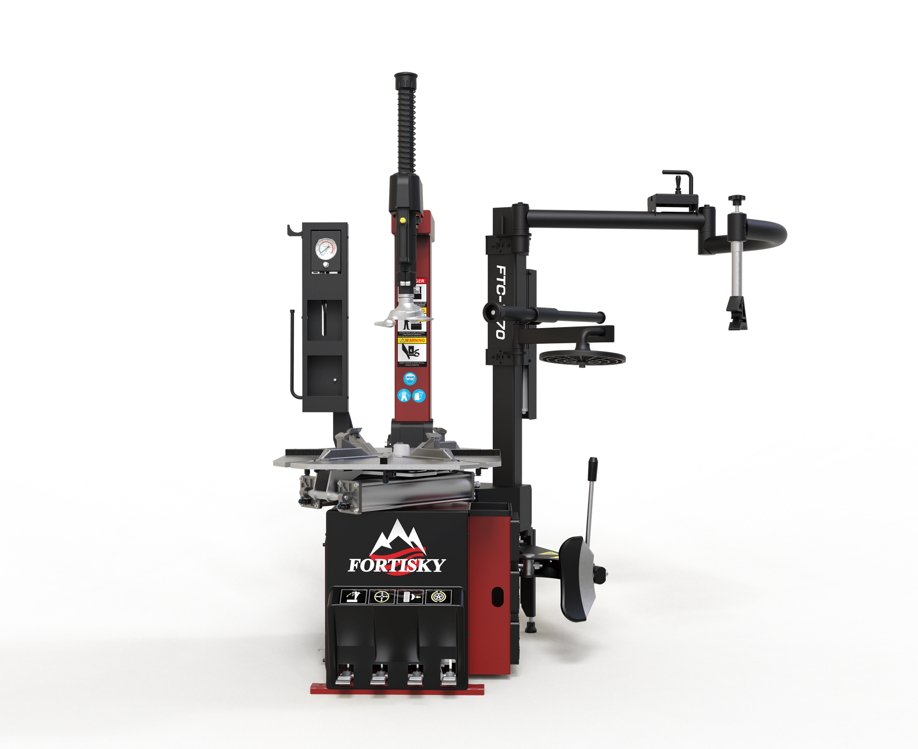 Fortisky Tilt Back Tire Changer & Dynamic Display Screen Wheel Balancer Combo 1670-8833