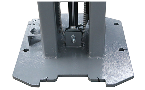 Fortisky FL-120AX 12,000 lb Asymmetrical 2-Post Car Lift Single-Point Lock Release