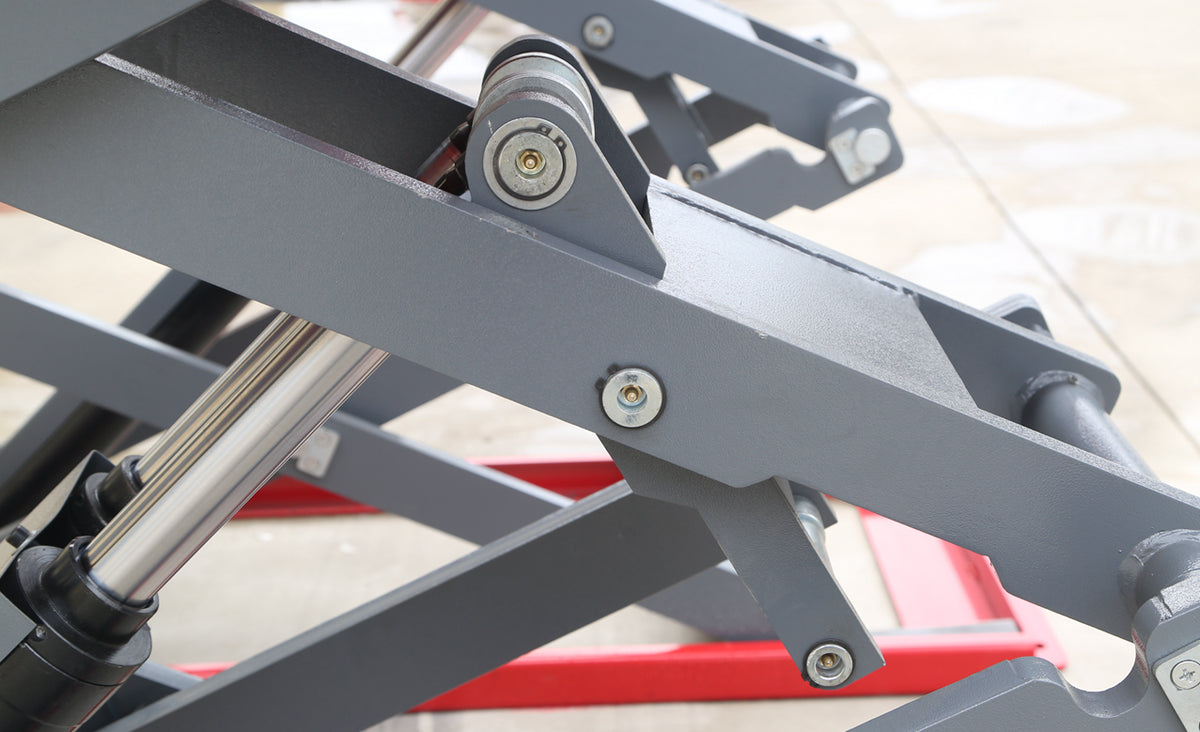 Fortisky Full-Rise Scissor Lift 9000lbs 72" Electric Lock Release 220v FSL-FR90