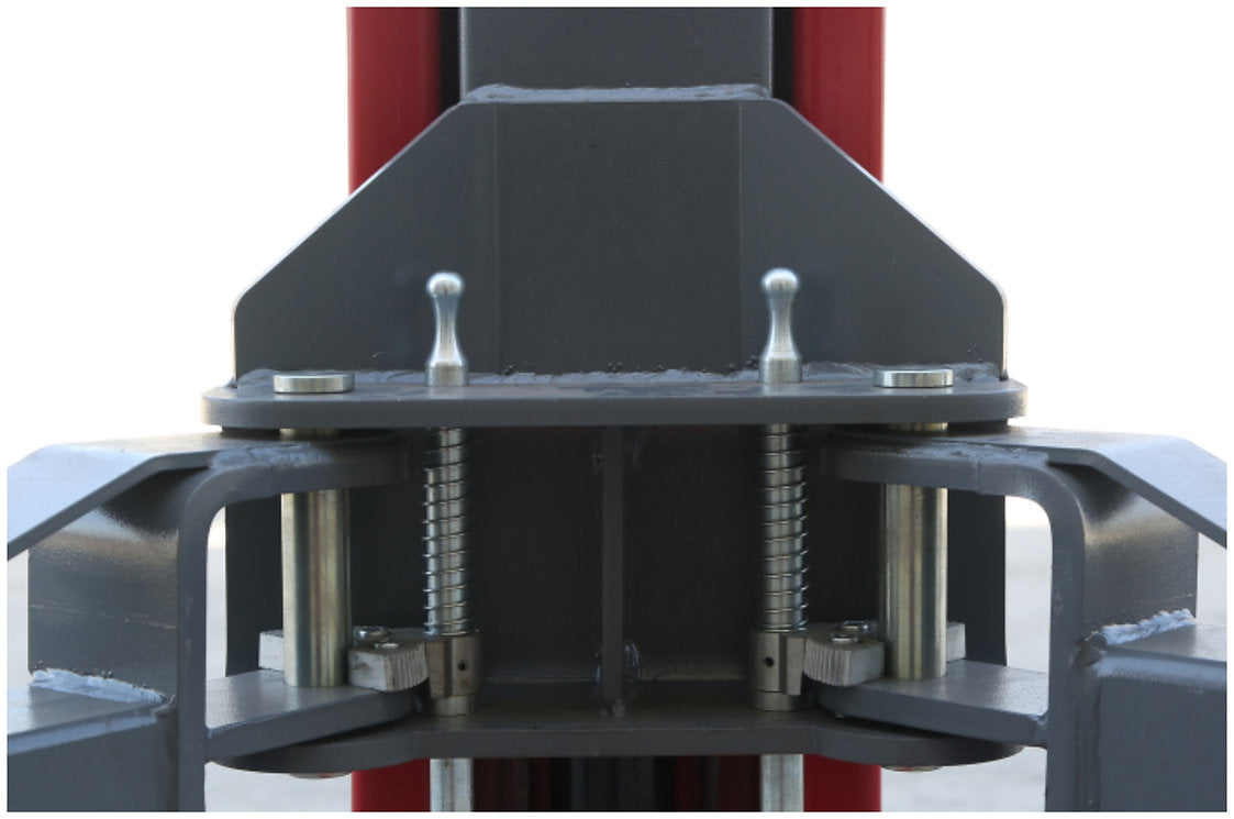 Fortisky FL-120LX 2-Post Car Lift 12,000 lb Capacity Overhead Single Point Lock Release