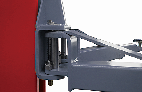 Fortisky FL-120AX 12,000 lb Asymmetrical 2-Post Car Lift Single-Point Lock Release