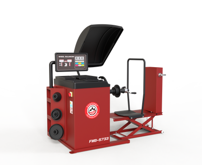 Fortisky Fully Automatic Truck/Car Wheel Balancer w/Lifting Cart FWB-5733