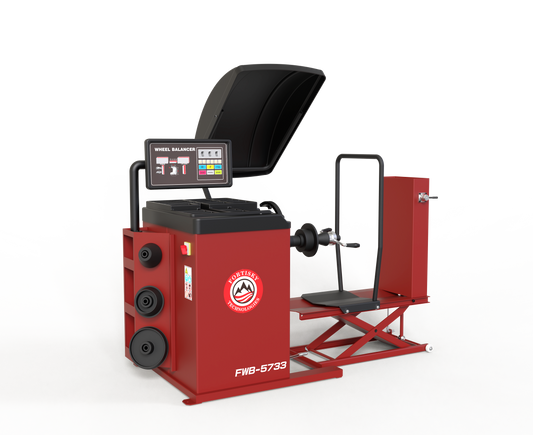 Fortisky Fully Automatic Truck/Car Wheel Balancer w/Lifting Cart FWB-5733