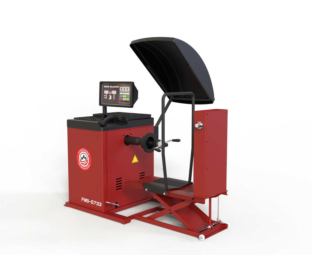 Fortisky Fully Automatic Truck/Car Wheel Balancer w/Lifting Cart FWB-5733