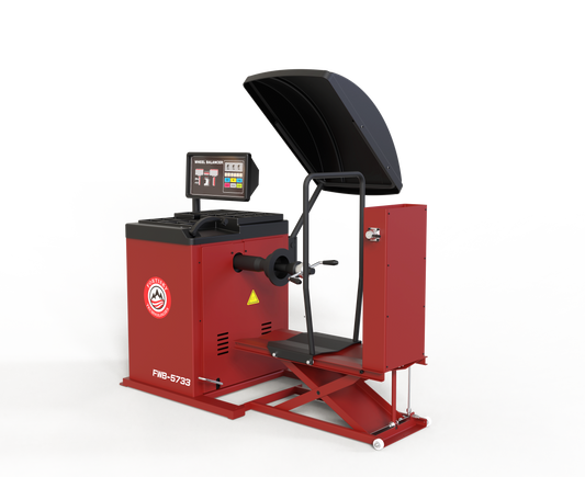 Fortisky Fully Automatic Truck/Car Wheel Balancer w/Lifting Cart FWB-5733