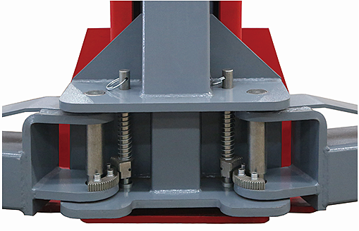 Fortisky FL-120TX 2-Post Car Lift 12,000 lb Capacity Overhead Single Point Lock Release