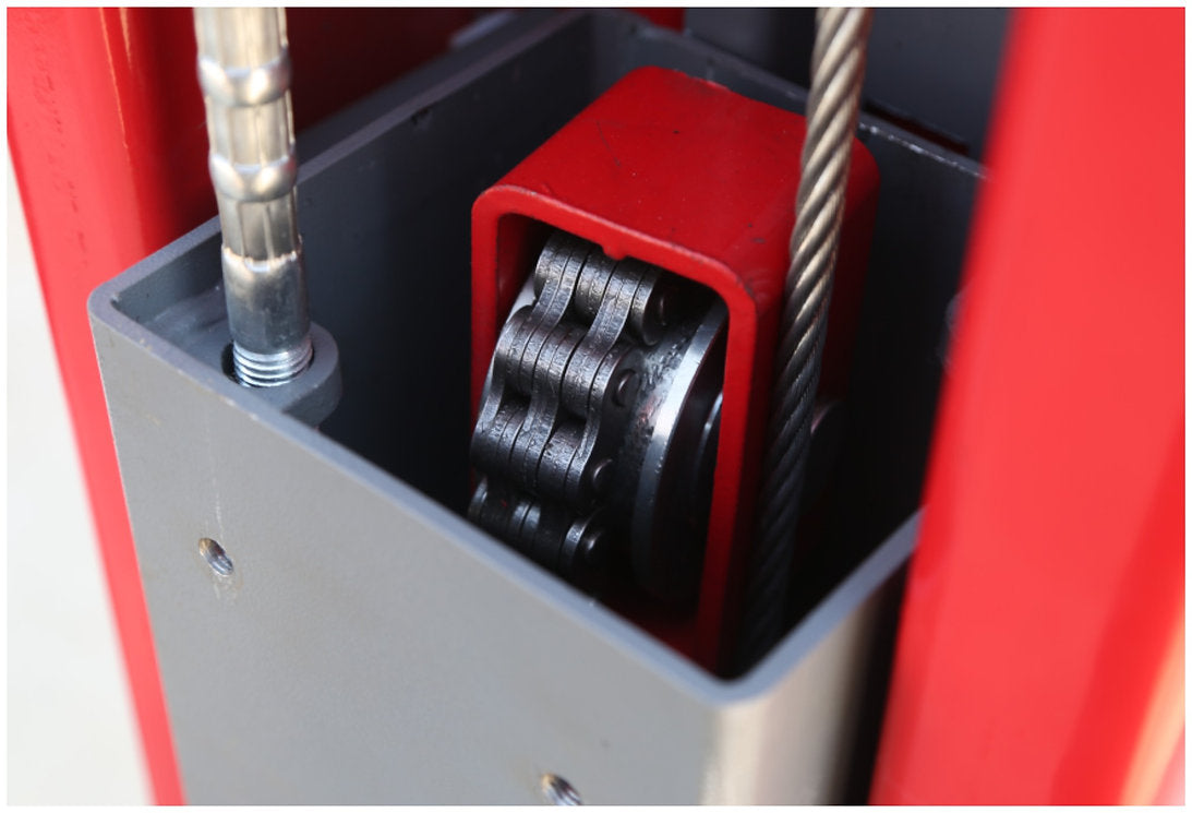 Fortisky FL-100TX 2-Post Car Lift 10,000 lb Capacity Overhead Single Point Lock Release