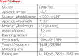 Fortisky Wheel Balancer FWB-70B