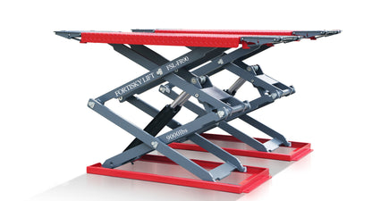 Fortisky Full-Rise Scissor Lift 9000lbs 72" Electric Lock Release 220v FSL-FR90
