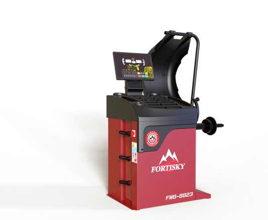 Fortisky 2D Car Wheel Balancer Self-Calibration w/Laser Light FWB-8823