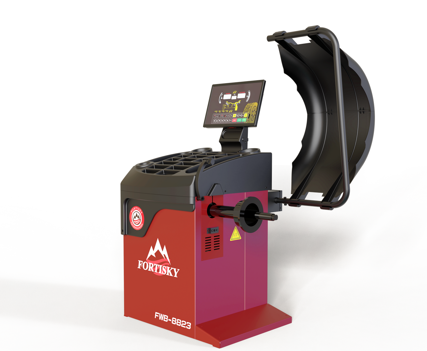 Fortisky Leverless Center Post Tire Changer Fully Automatic Combo T8-8823