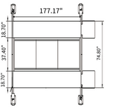 Fortisky FL-90PL 9,000 lb Heavy-Duty 4-Post Parking Lift