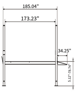 Fortisky FL-90PL 9,000 lb Heavy-Duty 4-Post Parking Lift
