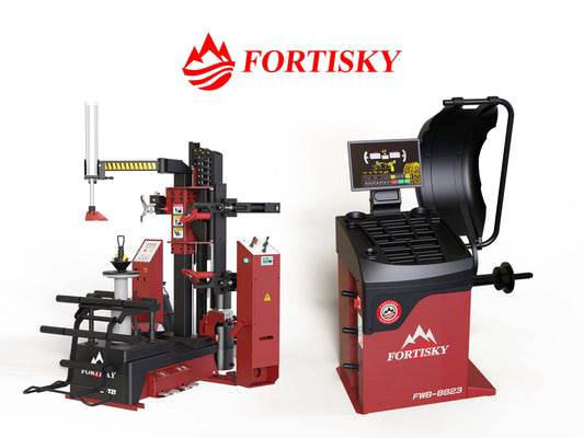 Fortisky Leverless Center Post Tire Changer Fully Automatic Combo T8-8823